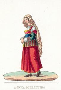 ドンナ・ディ・フィレッティーノ（彩色済み彫刻 作： Italian School