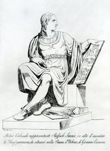 ラファエロサンツィオダウルビーノのジョヴァンニチェッカリーニによる像の描画 作： Italian School