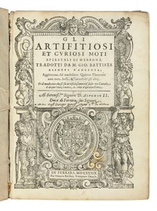 ヒーローの空気圧のアレオッティの翻訳の初版 作： Italian School