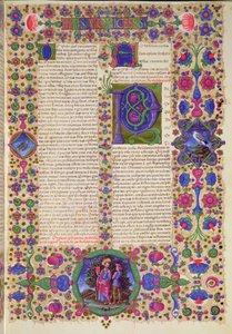 Fol.207r 聖パウロからテサロニケ人への第二の手紙、Borso d