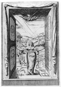 Bonaventura Cavalieri、1643年の三角法への口絵
