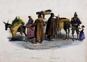 果物・野菜の販売者 作： Italian School