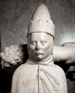 ジェノバの初代ドージェ、シモーネ・ボッカネグラの葬儀記念碑（大理石彫刻 作： Italian School