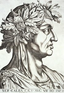 ガルバ（紀元前3年〜69年）、1596年 作： Italian School