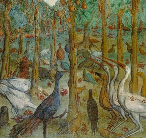 Gli alberi suderanno sangue、（木は血を吸う）、ヨハネの黙示録の詳細 作： Italian School