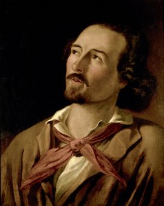 Goffredo Mameli（1827-1849）イタリア・リソルジメントの詩人・愛国者。19世紀の無名の絵画。ミラノ・リソルジメント博物館 作： Italian School