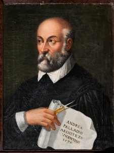 宿泊施設: 建築家で舞台美術家のアンドレア・パラディオの肖像 作： Italian School
