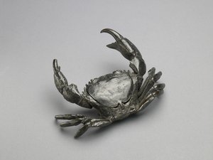 カニの形のインクスタンド、c。 1560（ブロンズ） 作： Italian School