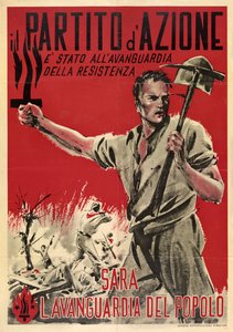 イタリア宣伝ポスター "Partito d