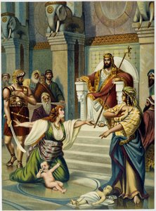 ソロモンの審判-ジョバンニ・ラディスラオ・サイコラ著「Aurea Bibbia classica: storia della rivelazione divina nell