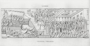 トラヤヌスの列柱」（彫刻作品 作： Italian School