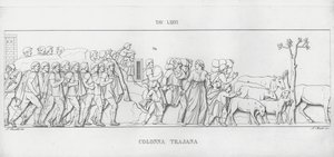 トラヤヌスの列柱」（彫刻作品 作： Italian School