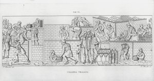 トラヤヌスの列柱」（彫刻作品 作： Italian School