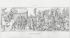 トラヤヌスの列柱」（彫刻作品 作： Italian School
