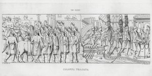 トラヤヌスの列柱」（彫刻作品 作： Italian School