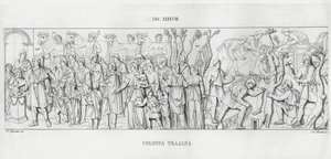 トラヤヌスの列柱」（彫刻作品 作： Italian School