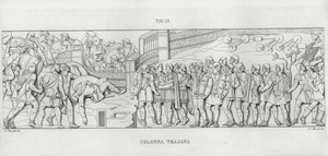 トラヤヌスの列柱」（彫刻作品 作： Italian School
