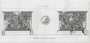 トラヤヌスの列柱」（彫刻作品 作： Italian School
