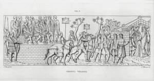 トラヤヌスの列柱」（彫刻作品 作： Italian School
