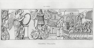 トラヤヌスの列柱」（彫刻作品 作： Italian School