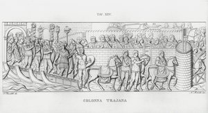 トラヤヌスの列柱」（彫刻作品 作： Italian School