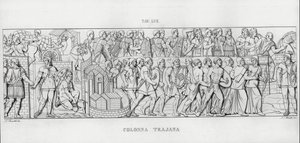 トラヤヌスの列柱」（彫刻作品 作： Italian School