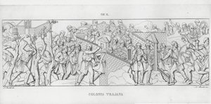 トラヤヌスの列柱」（彫刻作品 作： Italian School