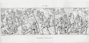 トラヤヌスの列柱」（彫刻作品 作： Italian School