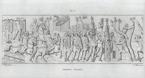 トラヤヌスの列柱」（彫刻作品 作： Italian School