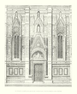 サント=マリー=デ=フルールのカンパニール・コート、カノニアルの門(彫刻) 作： Italian School