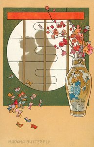 蝶々夫人（カラーリトグラフ）