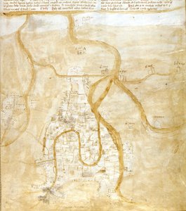ベニスの地図 作： Italian School