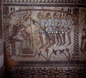 マタティアスのシリア・ギリシア人に対する反乱（モザイク画