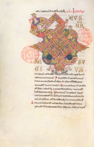 Ms 364レターD（Deus）モンテカッシーノの修道院の頭文字 作： Italian School