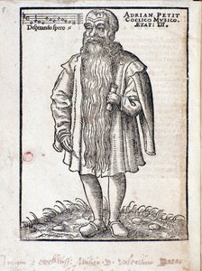 Adrianus Petit Coclico（1500-1562）の肖像ルネサンスのオランダの作曲家。 作： Italian School