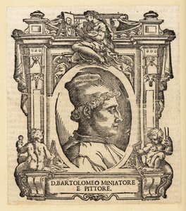 イタリア（フィレンツェ）の画家、照明家、建築家であるバルトロメオ・デラ・ガッタの肖像 作： Italian School