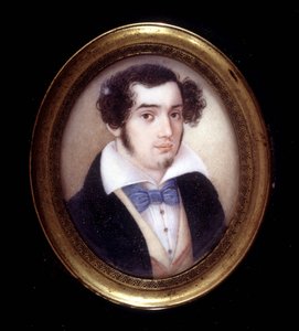 チロ・メノッティ（1798～1831）の肖像。リソルジメントの博物館。ミラノ 作： Italian School