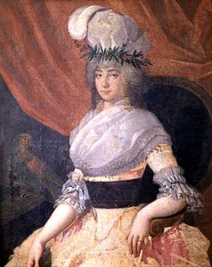 エリザベス・ソフィー・ジベリーニの肖像」1750年頃（油彩・パネル 作： Italian School