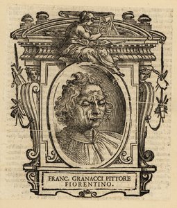 フィレンツェ出身のルネッサンス期のイタリア人画家、フランチェスコ・グラナッチの肖像 作： Italian School