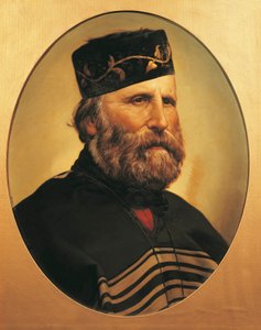 ジュゼッペ・ガリバルディの肖像 1897年頃（油彩、厚紙） 作： Italian School