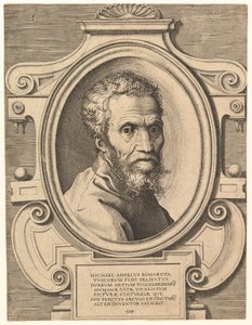 ミケランジェロの肖像、パブ。 C1564. 作： Italian School