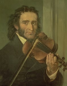 ニッコロパガニーニの肖像（1782-1840）