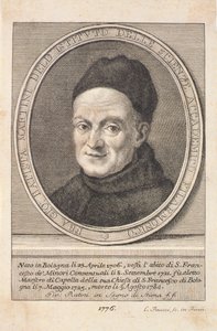 ファウッチによって彫刻されたジョバンニバティスタマルティーニ神父の肖像画（1706〜84年）、1776年 作： Italian School