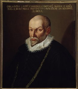Roland de Lassus（1532-1594）フランドル作曲家の肖像 作： Italian School