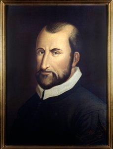 イタリアの作曲家Giovanni Pierluigi da palestrina（1525-1594）の肖像。 作： Italian School