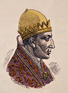反教皇フェリクス2世（フェリーチェ）の肖像（355～365年 作： Italian School