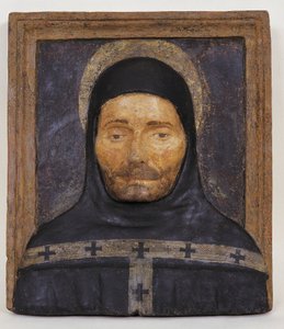 フィレンツェの守護聖人である聖アントニン (1389-1459) として知られるドミニコ会のアントニノ ピエロツィの肖像 作： Italian School