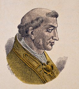 教皇ベノワ3世（ベネデット、ベネディクト、ベネディクトゥス）の肖像（855～858年 作： Italian School