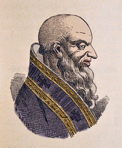 教皇ボニファティウス3世（ボニファチウスまたはボニファシオ）の肖像（607～608年 作： Italian School