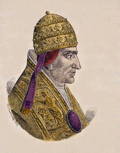 教皇クレメンス2世（クレメンテまたはクレメンス）の肖像（1046-1047年 作： Italian School